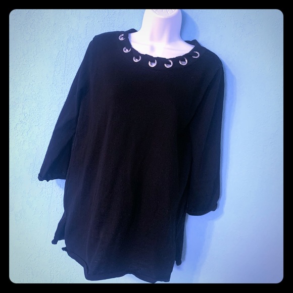 Cable & Gauge Sweaters - Cable & Gauge Black Sweater